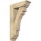 Ekena Millwork Merced Traditional Rough Sawn Bracket w/ Offset Brace, Douglas Fir, 6"W x 18"D x 30"H BKT0604X18X30MRC01RDF - alternate 1